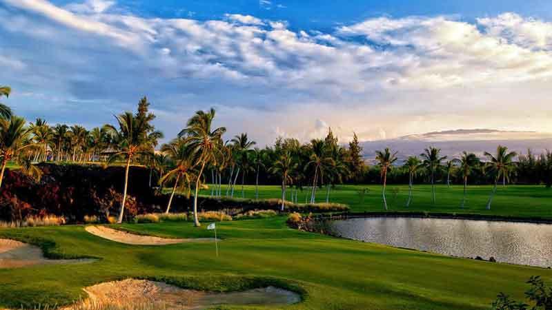 Beautiful golf at Waikoloa Beach on The Big Island