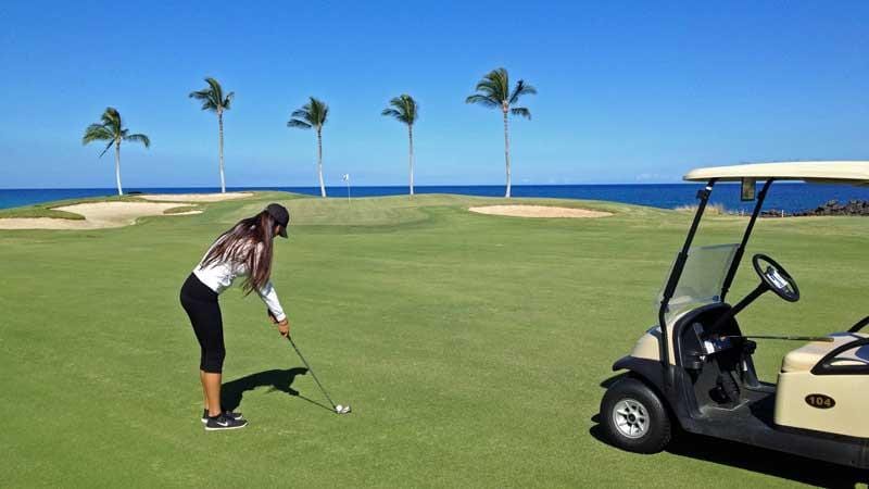 Waikoloa Beach approach to 7th hole