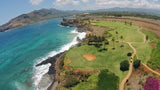 Hokuala view of 14 and 15th hole with drone from HTT