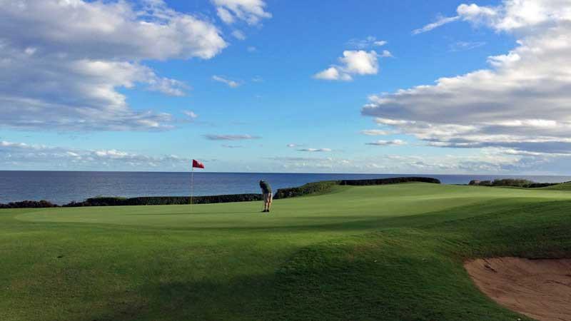 16th green at beautiful Poipu Bay Kauai