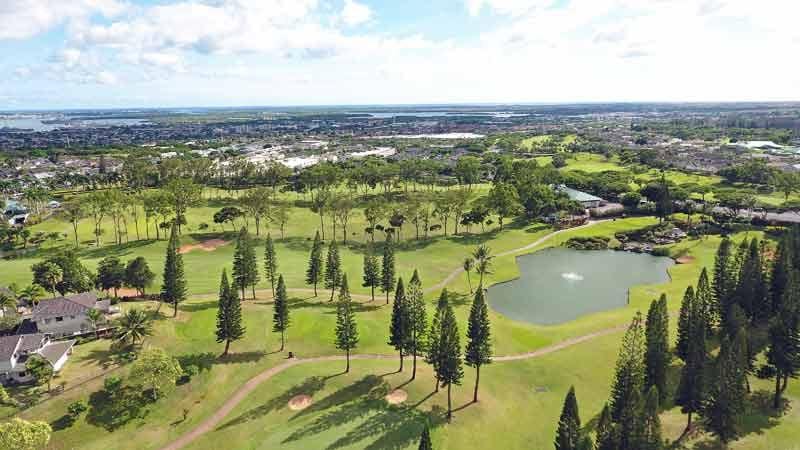 Waikele Country Club Aerail Shot Hawaii Tee Times