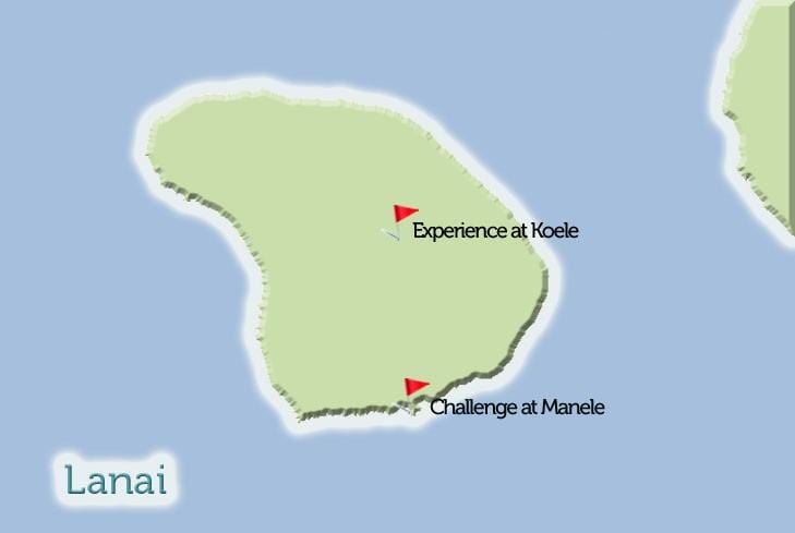Lanai Golf Courses Map View