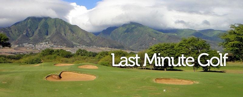 Last Minute Golf Specials