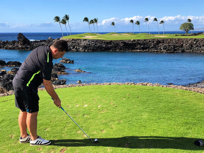 mauna lani south golf course golfer hawaii