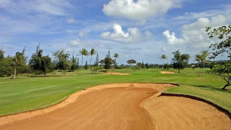 View of the 12th fairway at Turtle Bay Fazio