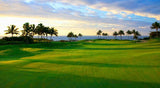 Hokuala  Golf Club 13th fairway at sunset