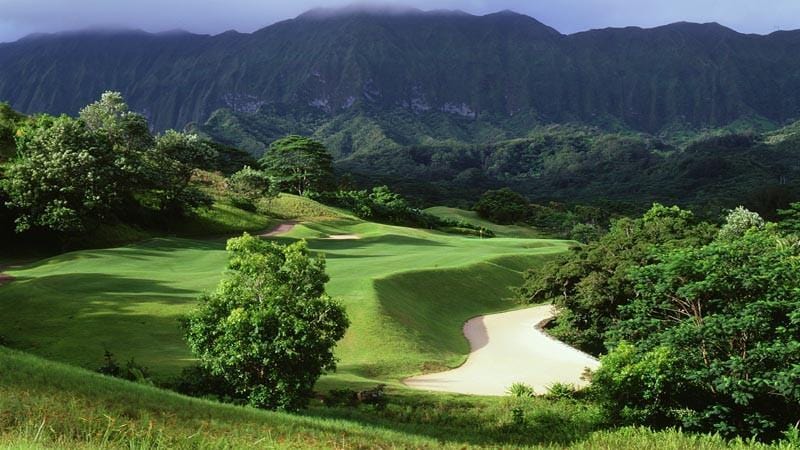 Royal Hawaiian Golf Club 17th fairway