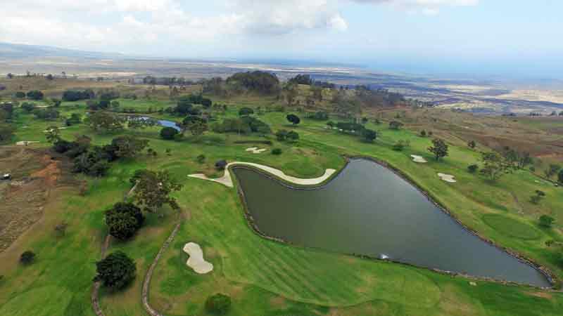 Big Island Country Club lake around 9th and 10th holes