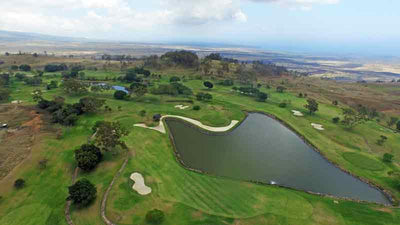 Makani Golf Club lake around 9th and 10th holes