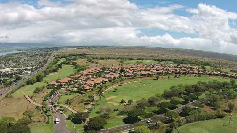 Elleair Golf  Club back nine aerial shots from drone